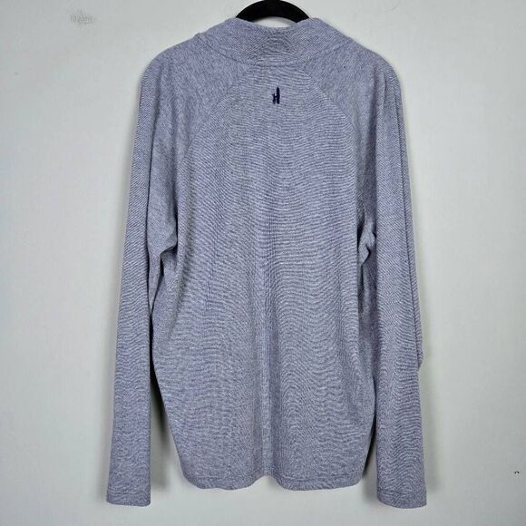 Johnnie O Mens Whaling Henley Golf Pullover Shirt Sz Large Knit Snap Neck Preppy - Picture 2 of 7